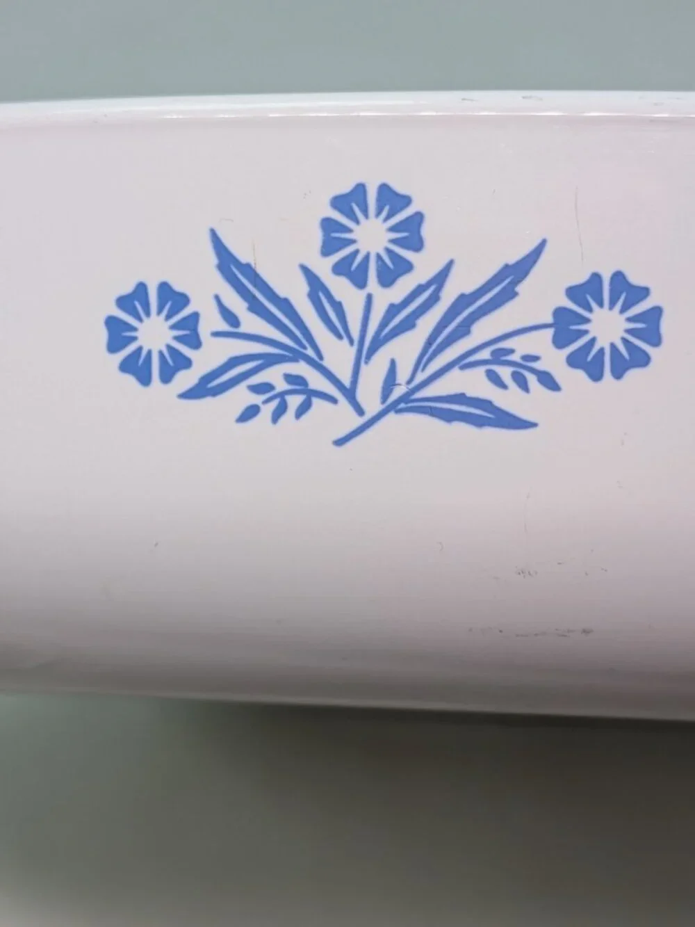 Vintage Corning Ware P-9-B Blue Cornflower Casserole & Lid MCM 80s